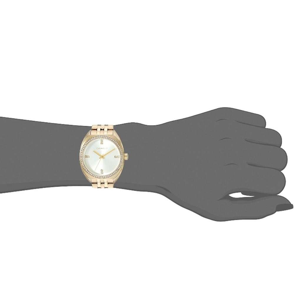 CARAVELLE BY BULOVA RETRO GOLD DIAMOND WATCH - Picture 3 of 10